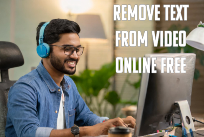 how to remove text from video online free